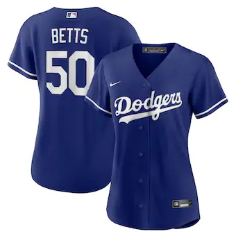 womens nike mookie betts royal los angeles dodgers alternat